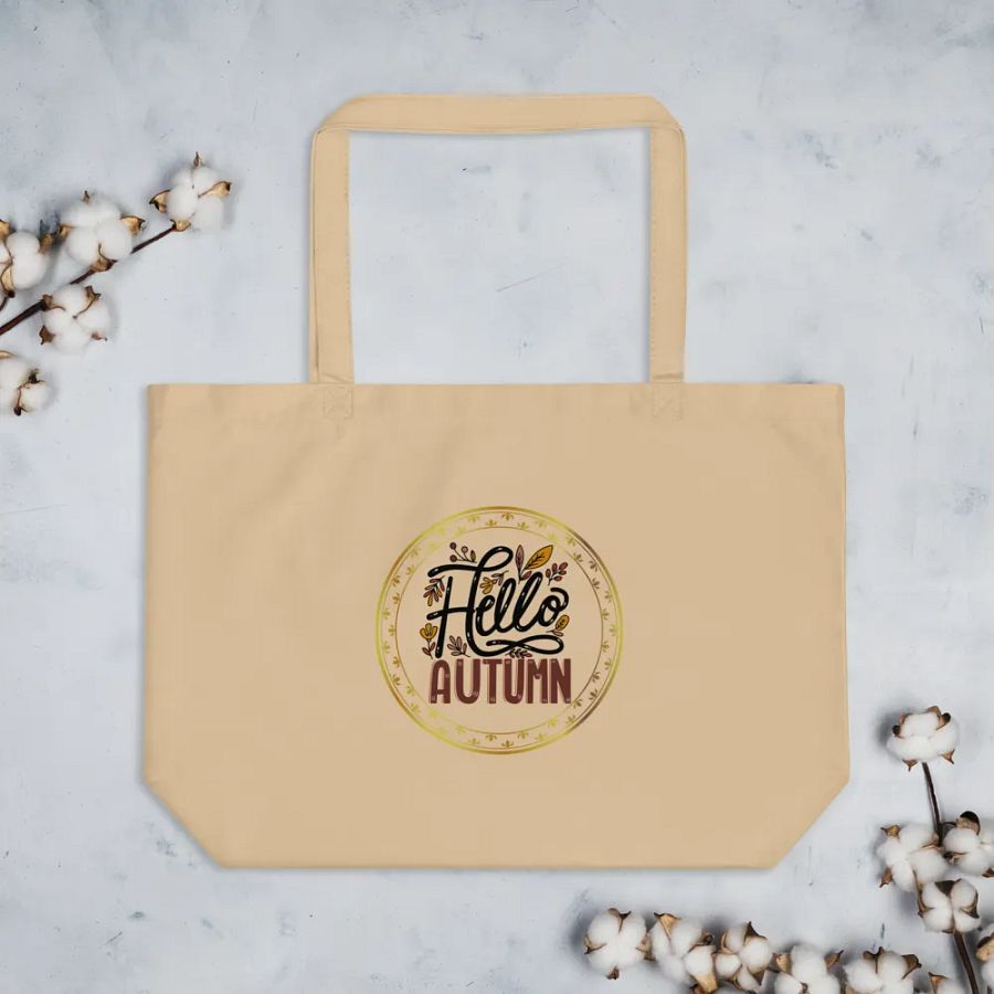 Hello Autumn Twill Tote product image (4)