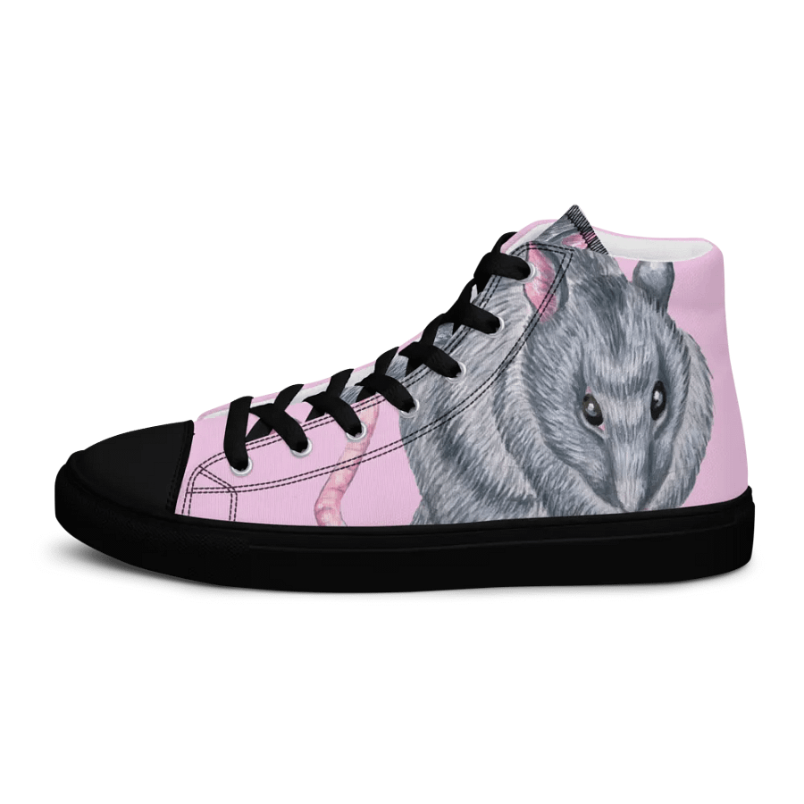 Rat art High Top Canvas Shoes (womens) product image (6)