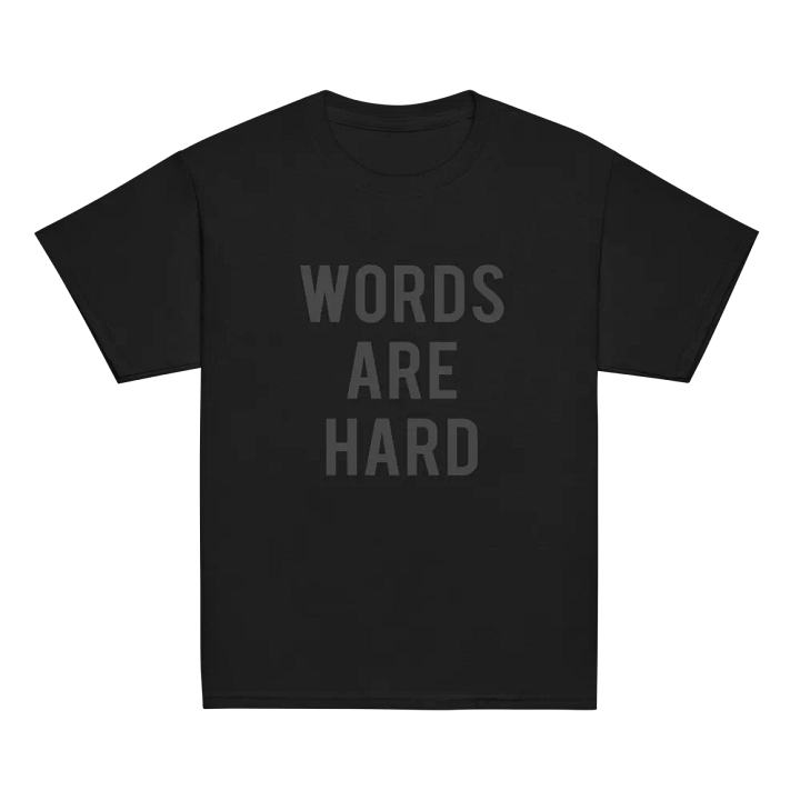 Words Are Hard Kids Tee product image (6)