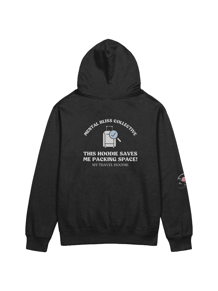 "This Hoodie Saves Me Packing Space" Travel Hoodie – Fun Travel Essential Unisex Midweight Hoodie product image (1)