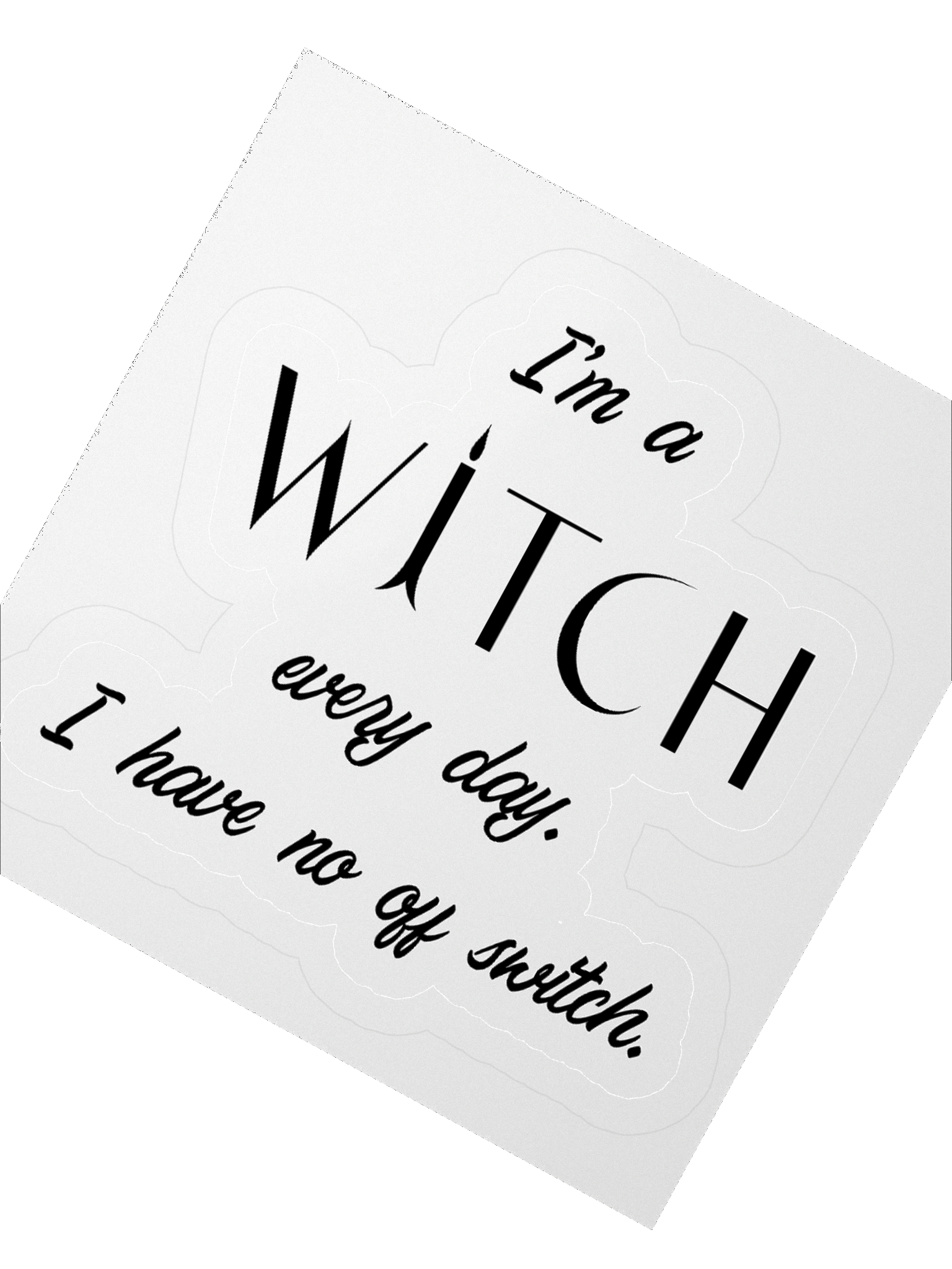 I'm a Witch Sticker product image (2)