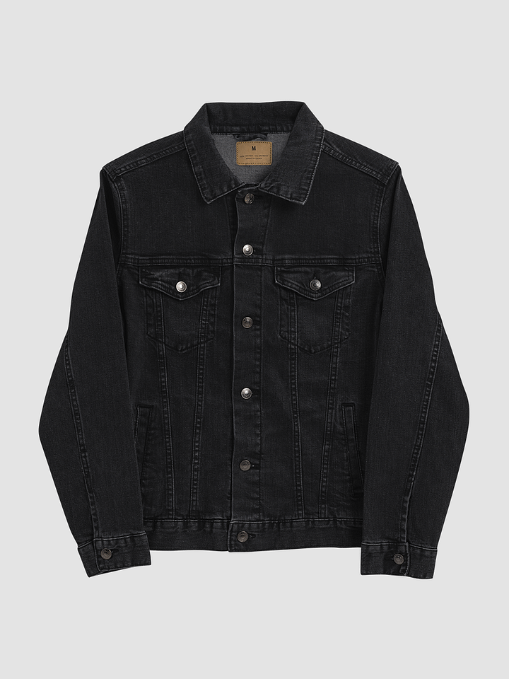 DEAD BY DEVS | CUSTOM EMBROIDED Unisex Denim Jacket - Threadfast Apparel product image (2)