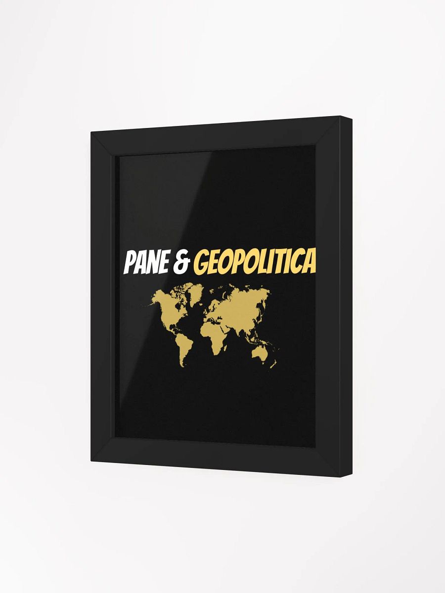 POSTER CON CORNICE " PANE&GEOPOLITICA" product image (13)