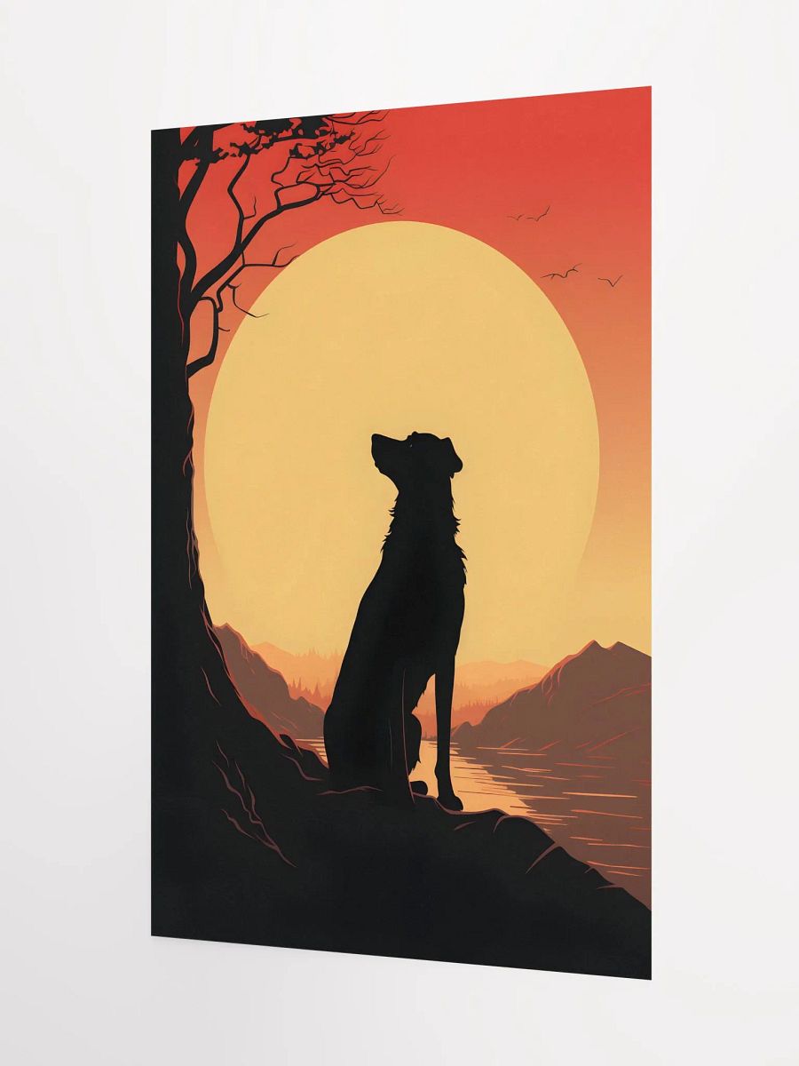 Dog Silhouette Poster product image (3)