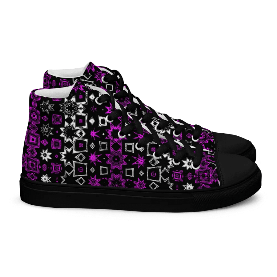 That Stars Pattern Ladies High Top Canvas Shoes product image (3)