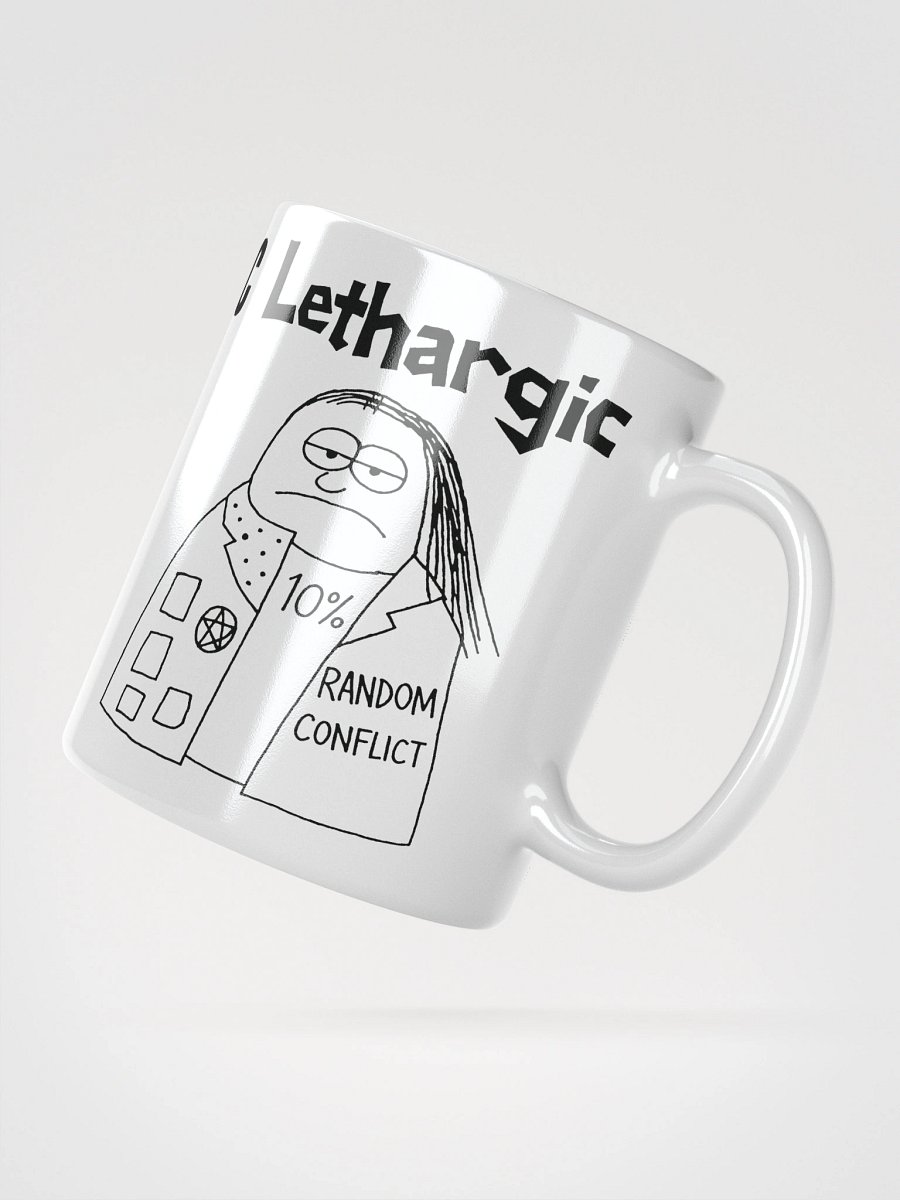 Lethargic (V2) White Coffee Cup 2 product image (9)