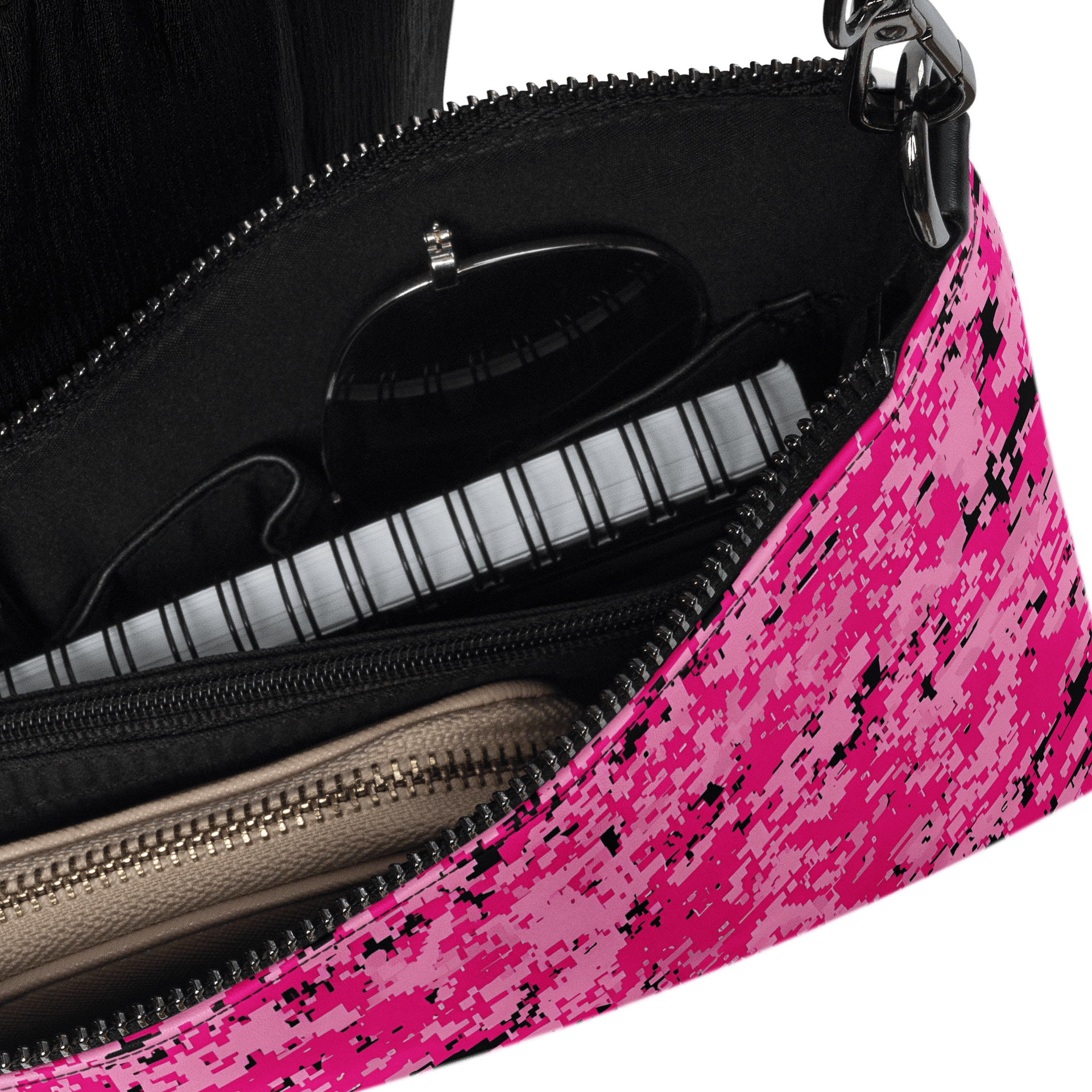 Pixel Pink Camo Crossbody Bag product image (6)