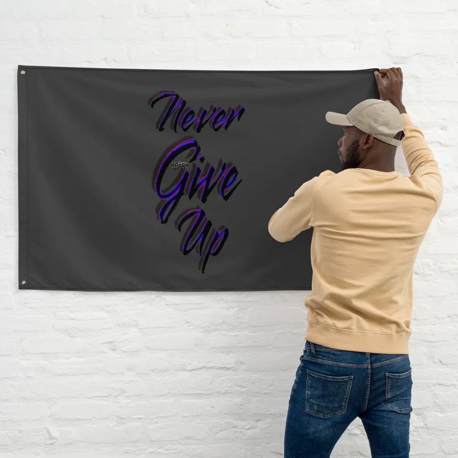 Never Give Up - Eclipse - Flag product image (11)