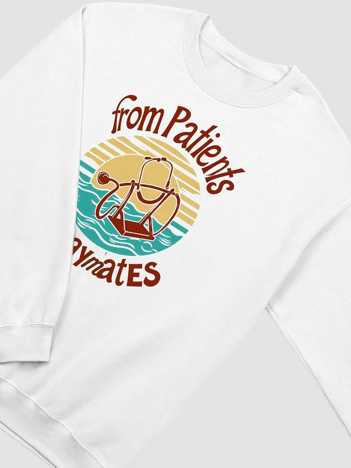 medical moms, dads, Stethoscope Swing Kids Crewneck sweatshirt product image (9)