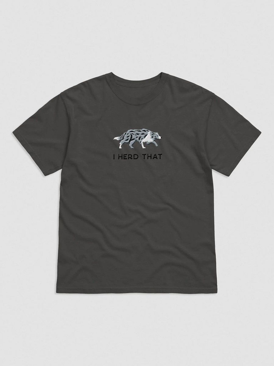 I Herd That T-Shirt(Embroidered) of a Border Collie(Blue Merle) product image (4)