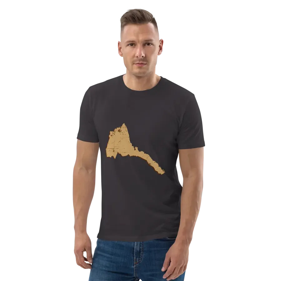 Vintage Eritrea Map Organic Tee product image (138)