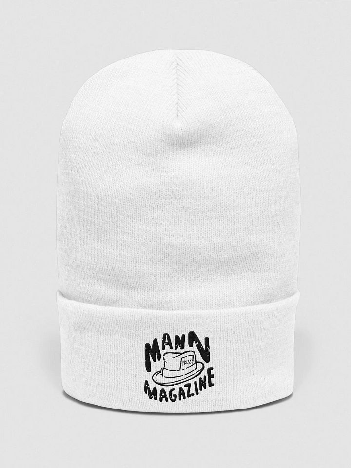 MANN Magazine Press Hat White Beanie product image (1)