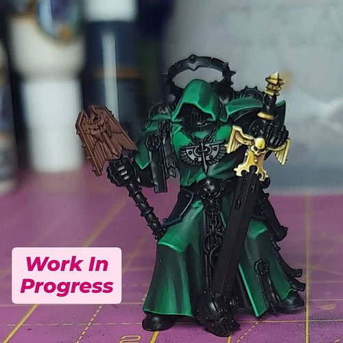 A little progress on Asmodai in my downtime :)

 @warhammerofficial
#warhammer40k #warhammer #gamesworkshop #miniatures #mini...