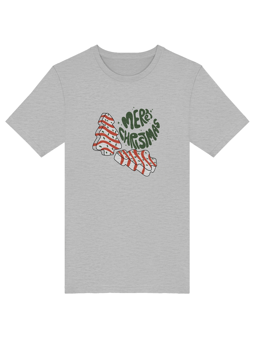 [BJ Designs] Merry Christmas Snack Cake Trees Unisex Graphic Tee product image (5)