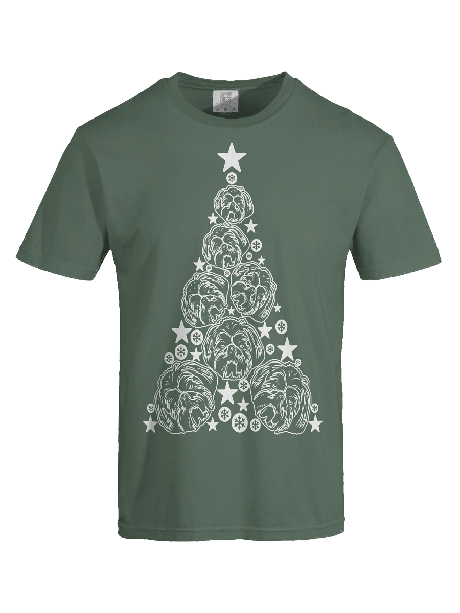 Shih Tzu(2) Christmas Tree T-Shirt product image (27)