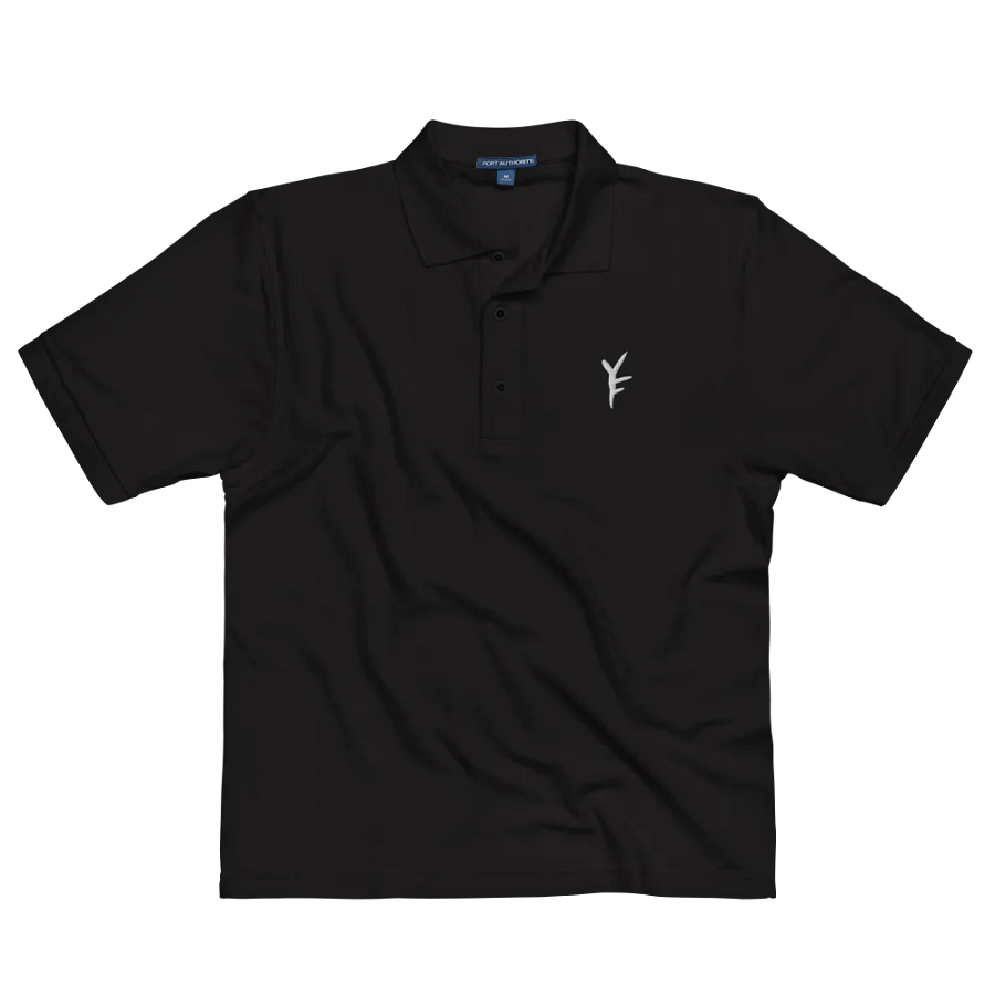 YF Black Polo T-Shirt product image (4)