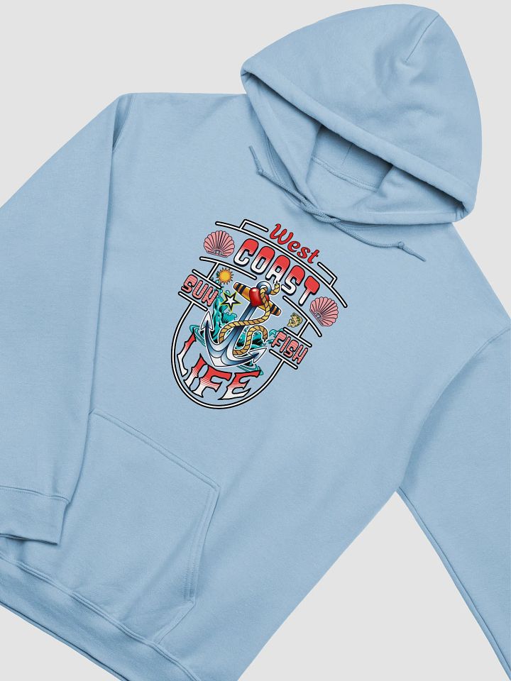 West Coast Life Seaside Serenity Graphic Hoodie product image (6)