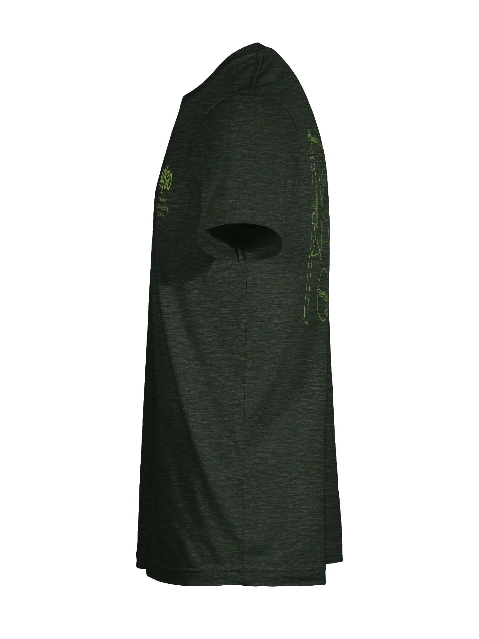 MYSO Adult Green Instrument T-shirt product image (11)