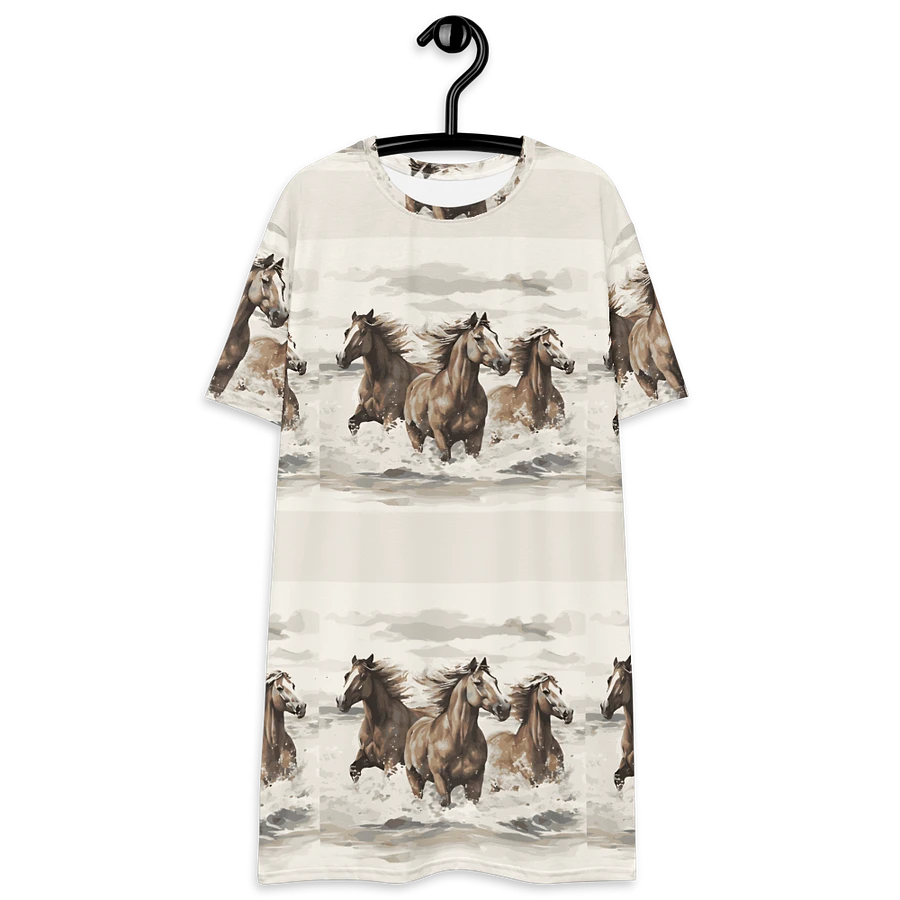 Galloping Grace Horse T-Shirt Dress product image (8)