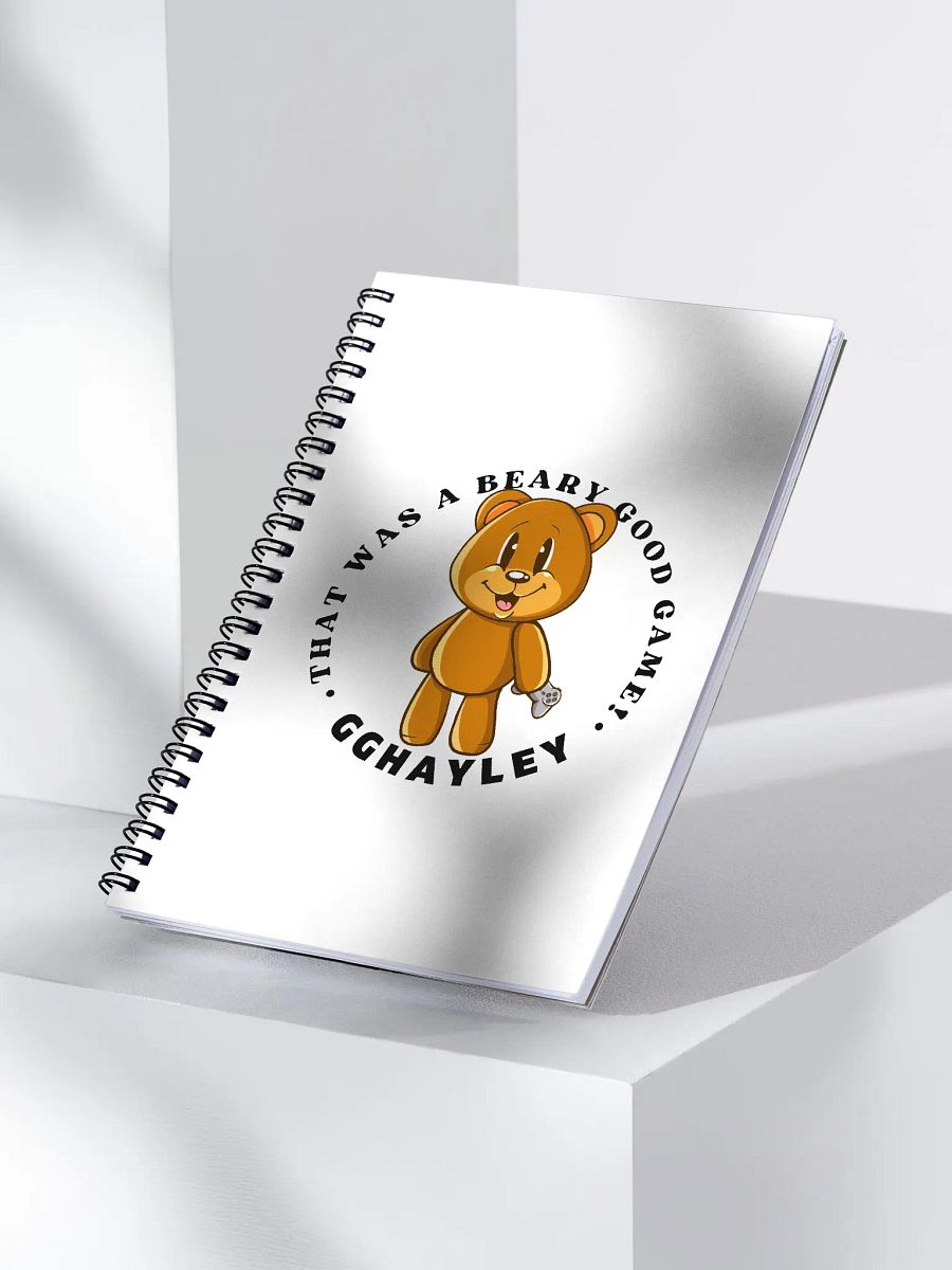 Beary Good Game Notebook product image (3)