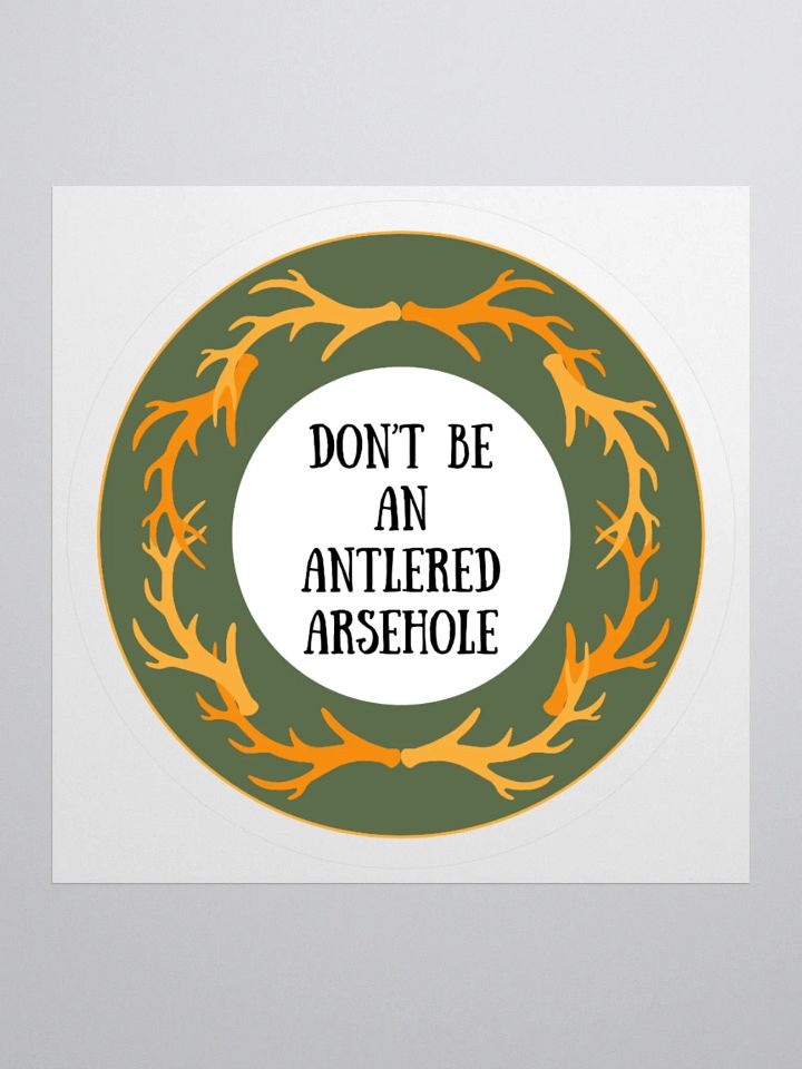 Stag Man Reprimand Sticker product image (3)