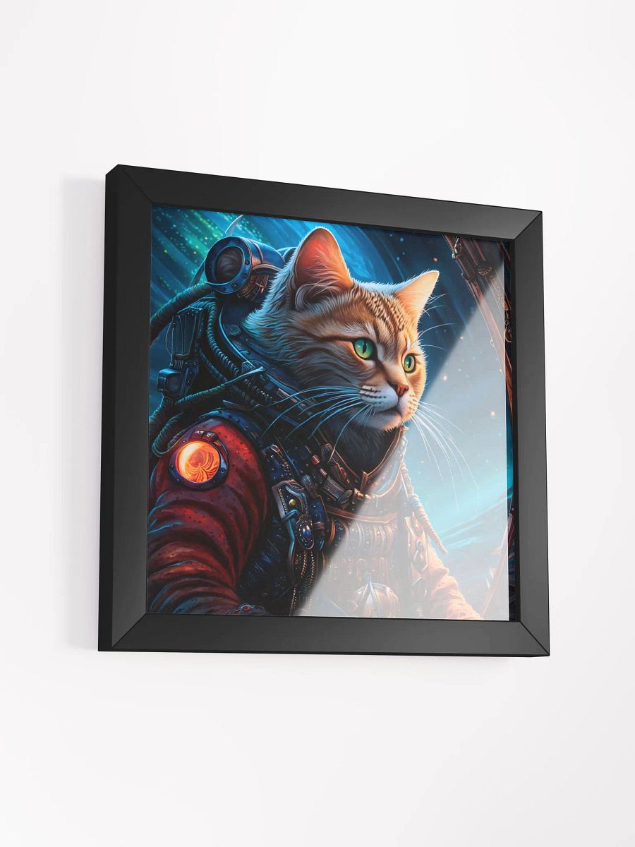 Space Cat Framed Poster product image (3)