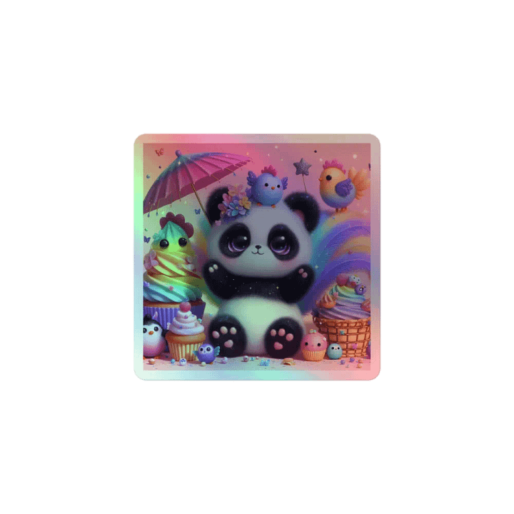 Cute Panda Sticker product image (1)