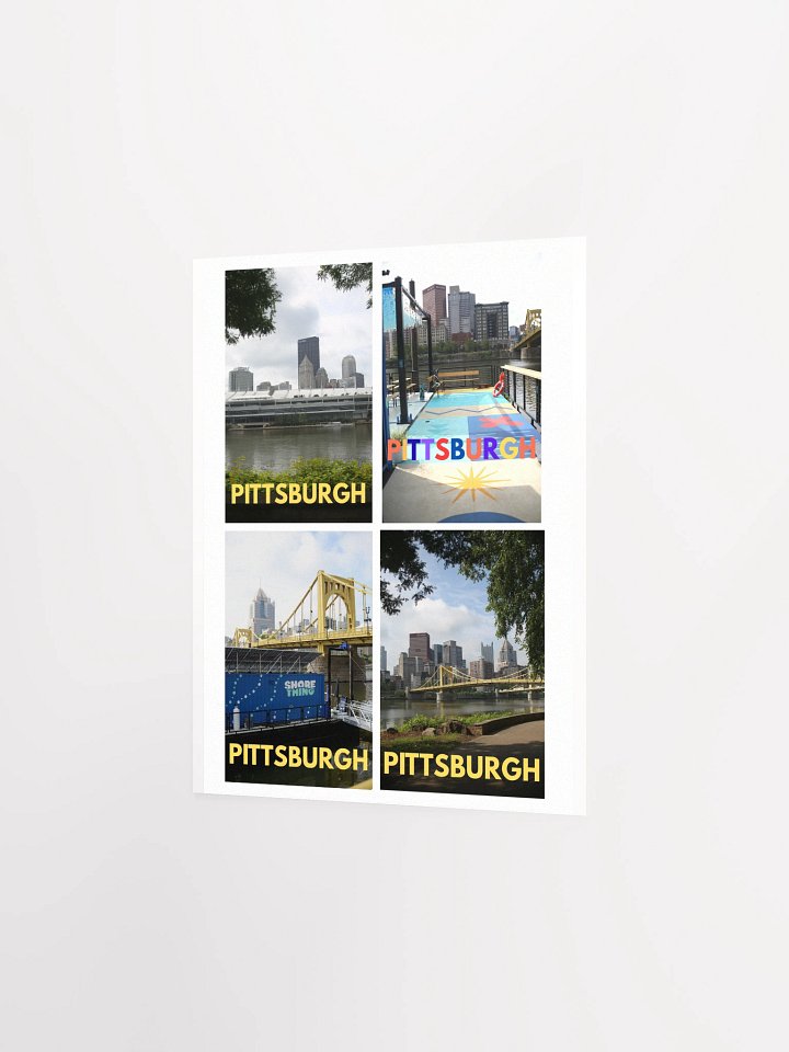 Pittsburgh - City Poster collage 1 - poster product image (8)