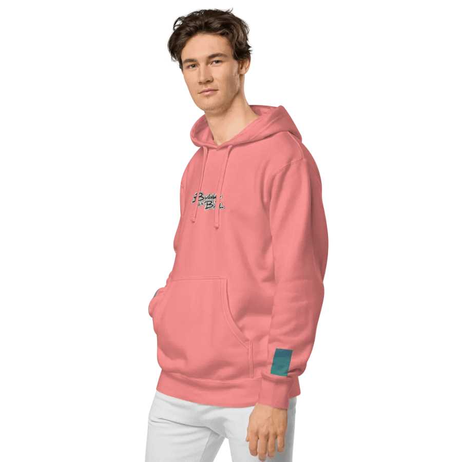 Bubbly and a B*tch embroidered pigment-dyed hoodie (bubble design) product image (4)