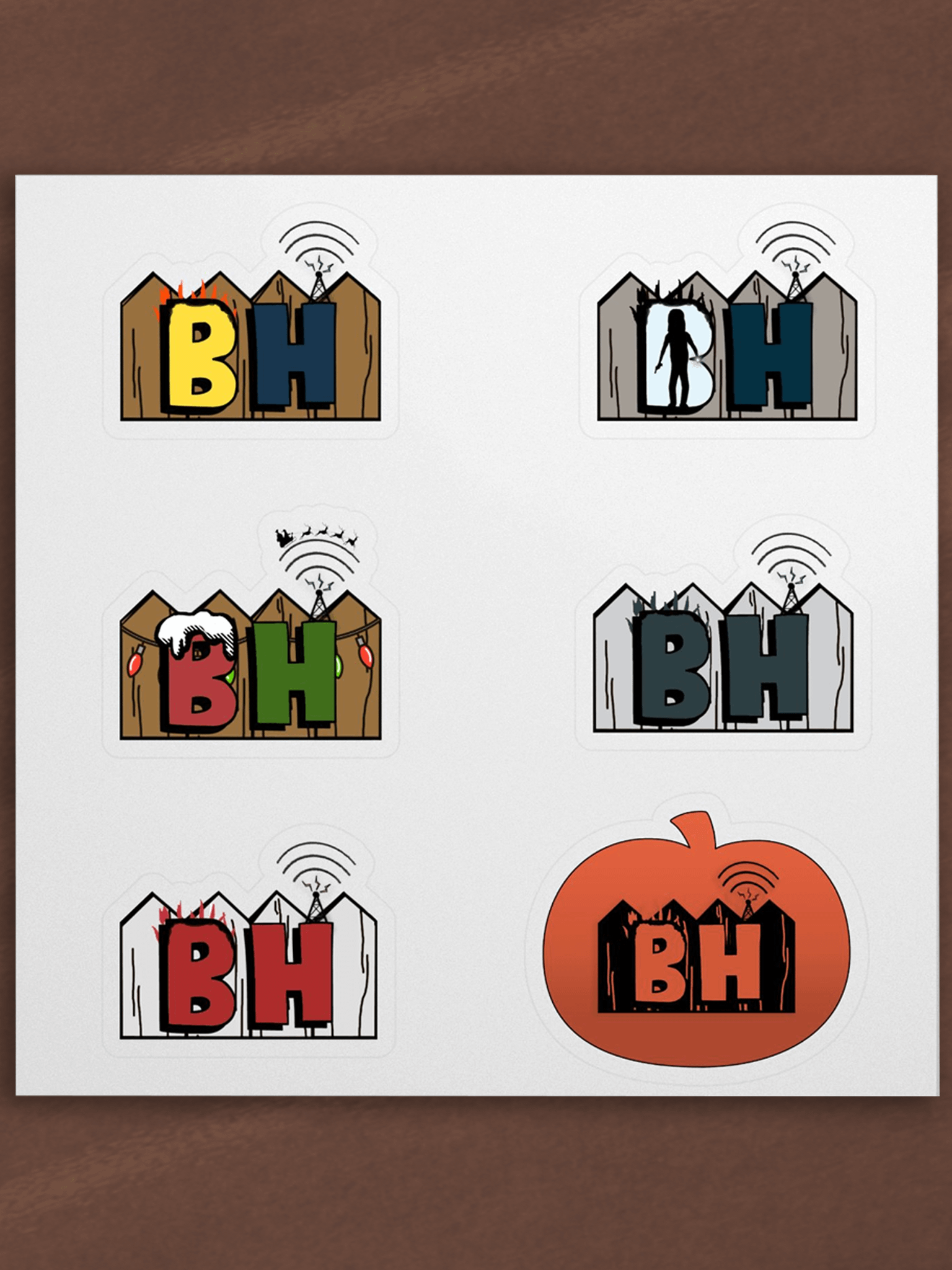 BH Logo Sticker Sheet #1 product image (1)