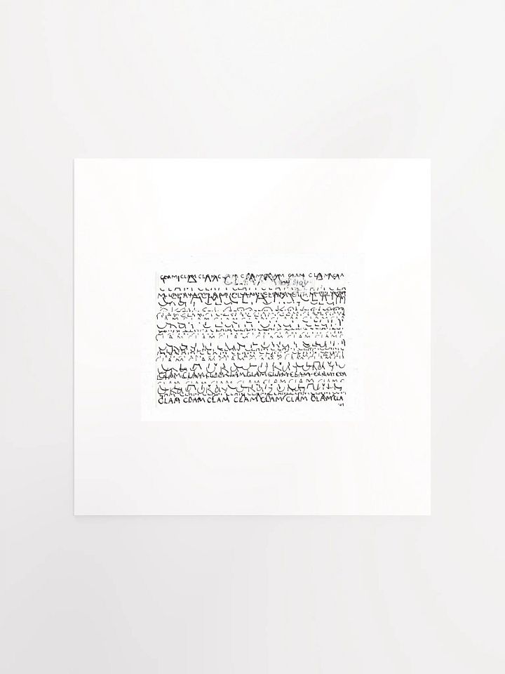 Clam panel card print product image (2)