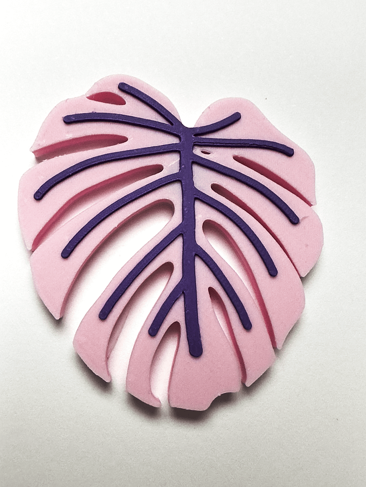 Custom 3d Printed Monstara Leaf Magnet product image (1)