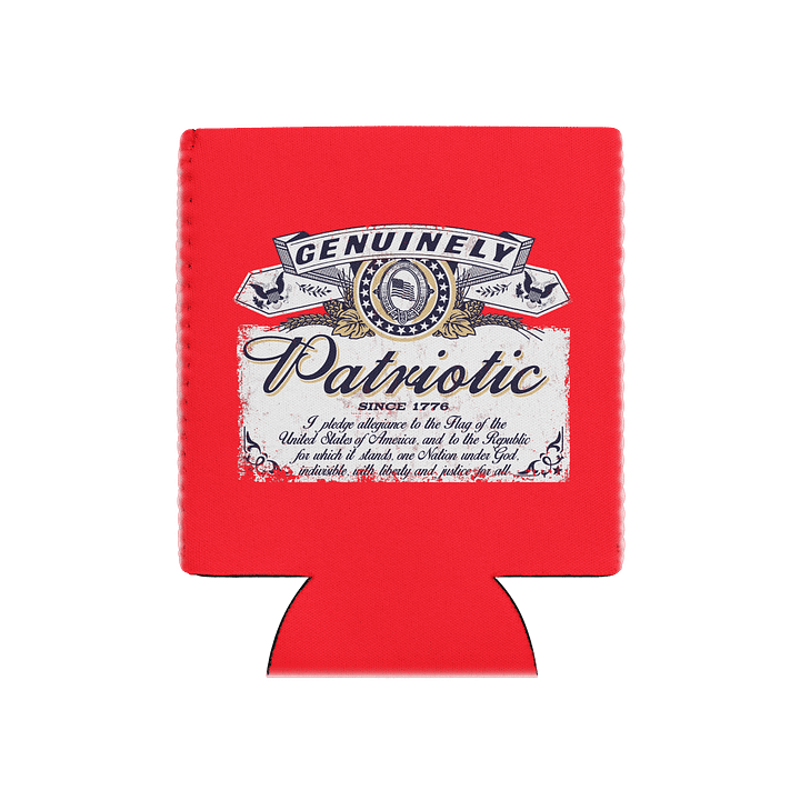 Genuinely Patriotic Coozie product image (1)