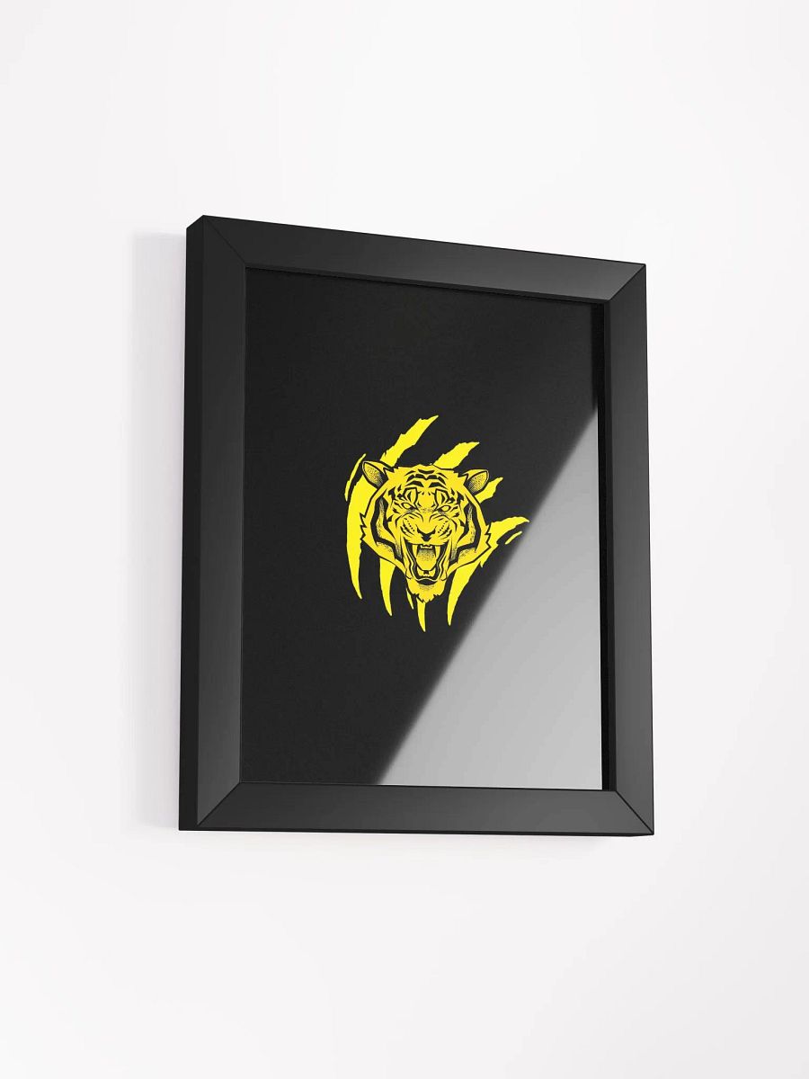 Póster artístico mate ecológico con diseño de tigre feroz By TryTiger product image (49)