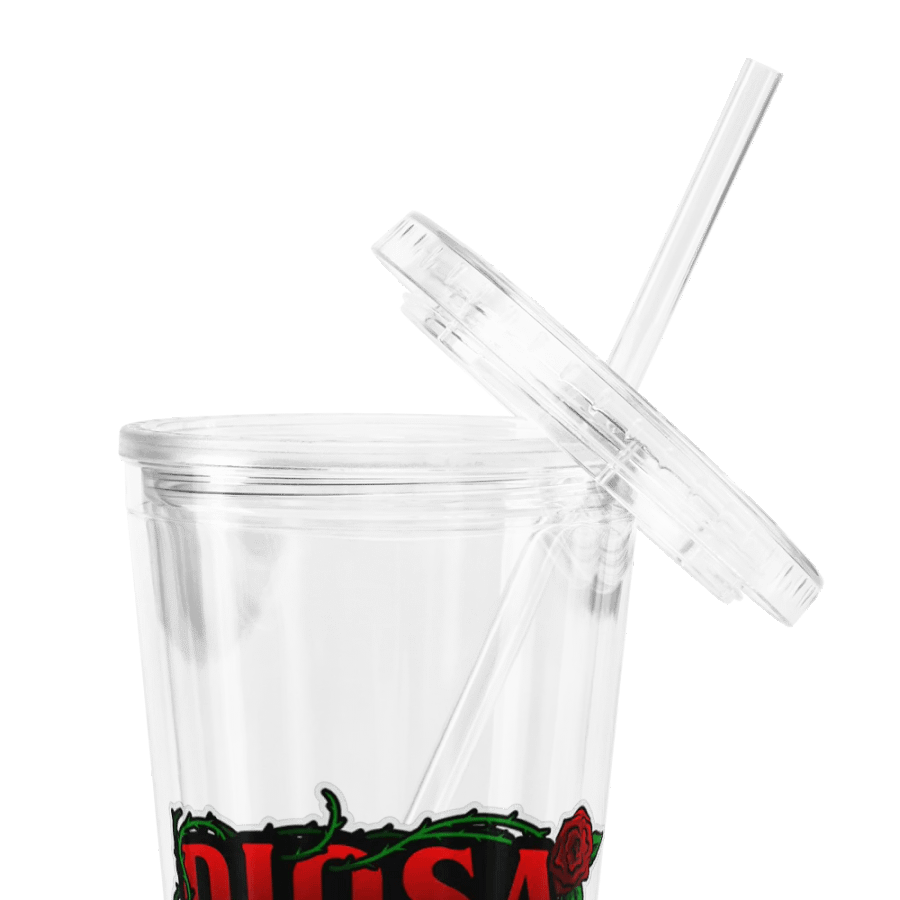 Diosa Double Wall Clear Plastic Tumblr (16oz) product image (5)