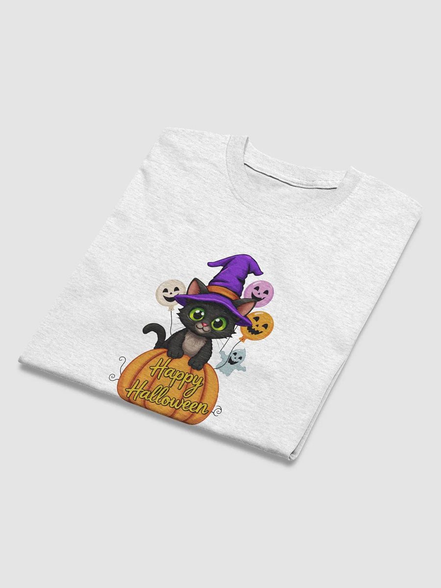 Witchy Sitting Pumpkin Cat T-Shirt product image (44)