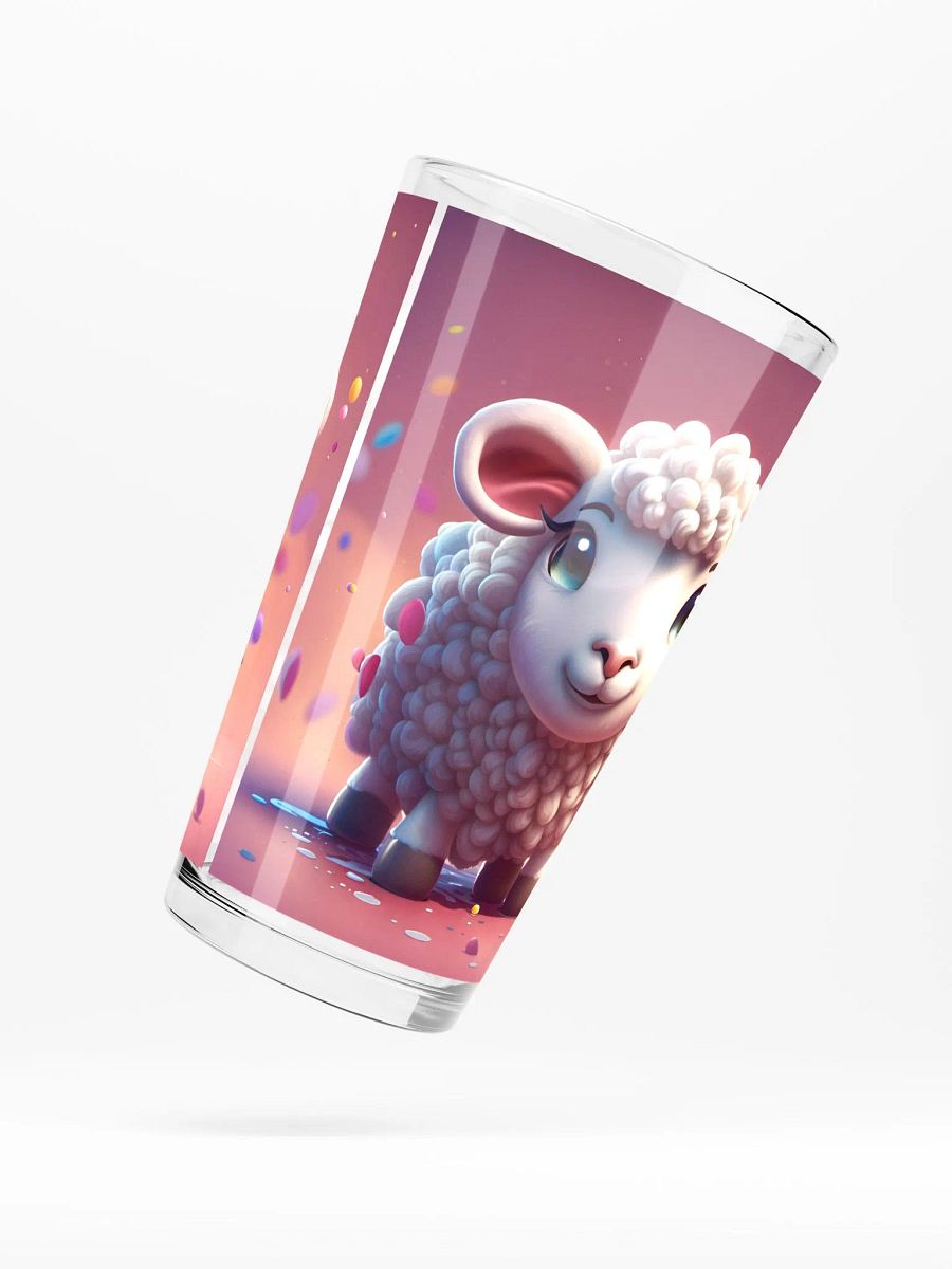 Cute Sheep Pint Glass product image (5)