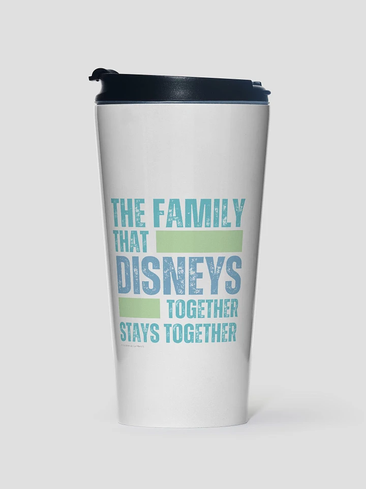 Magic Family Stainless Steel Travel Mug in Blue product image (1)