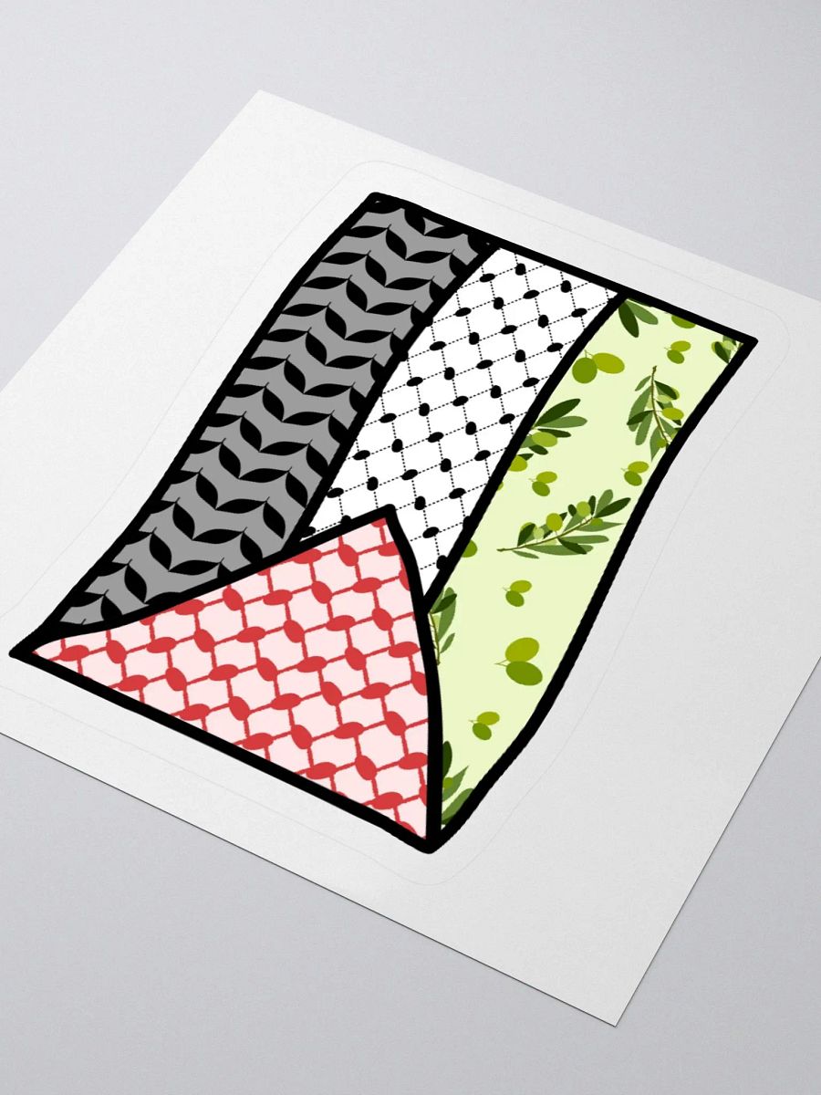 Palestine Keffiyeh Flag Sticker product image (9)