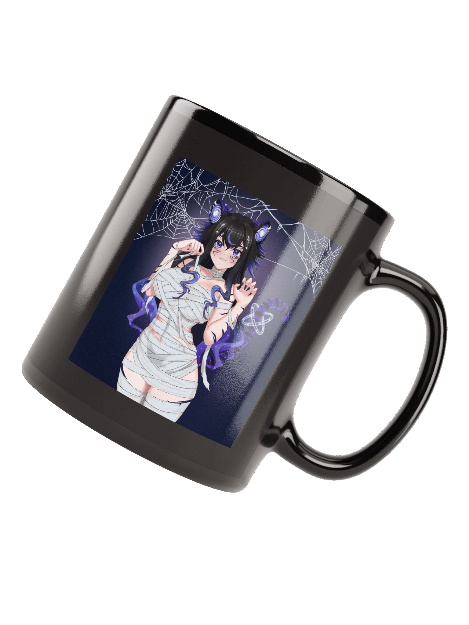 SFW Mummy Moona | Black Glossy Mug product image (4)