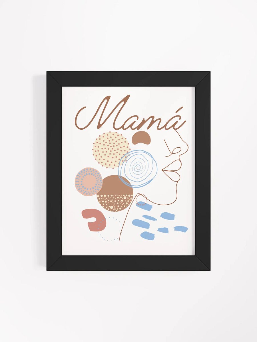 Mamá Boho Mothers Day Design matte poster product image (4)