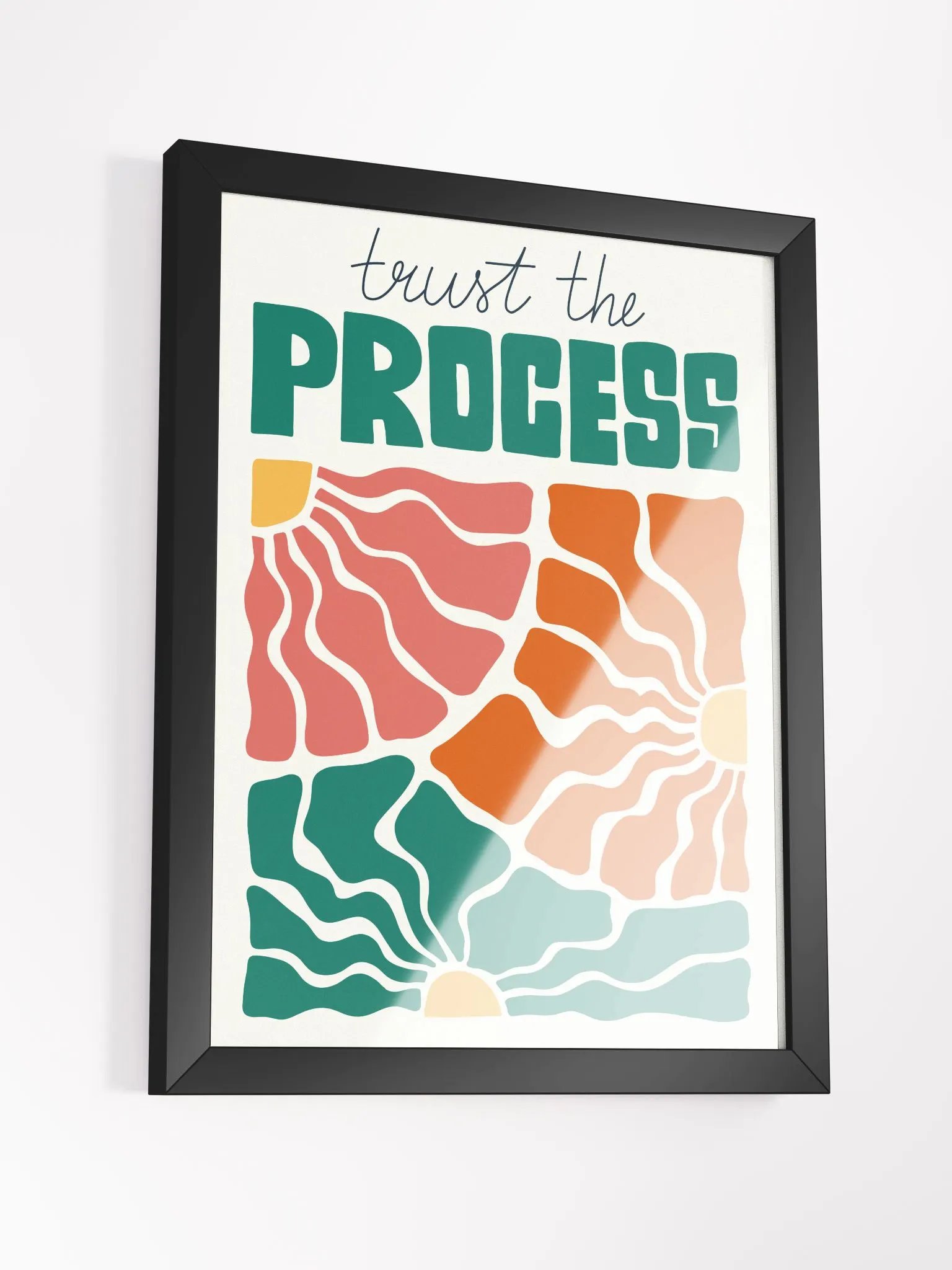 Trust the Process - Framed Poster product image (3)