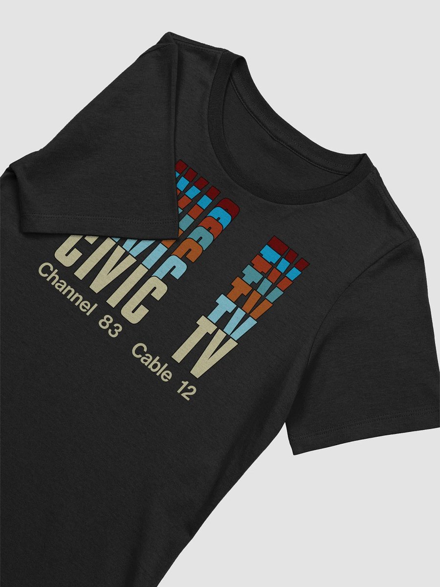 CIVIC TV Channel 83 Cable 12 Logo (Womens T) product image (3)