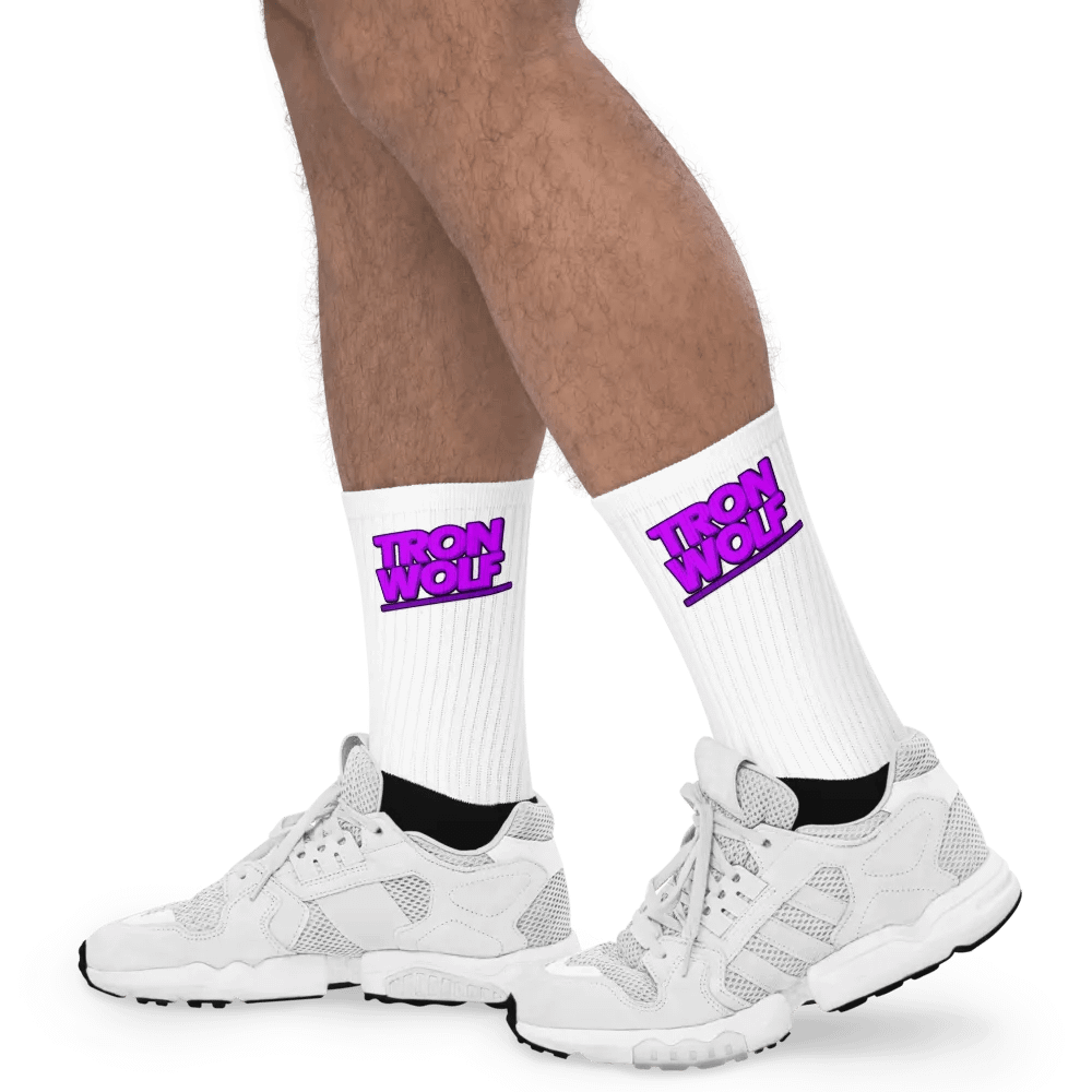 Funky TronWolf Socks! (JUST FOR THE FUNSIES) product image (3)