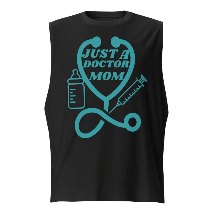 Doctor Mom Illustrated Muscle Tank product image (1)