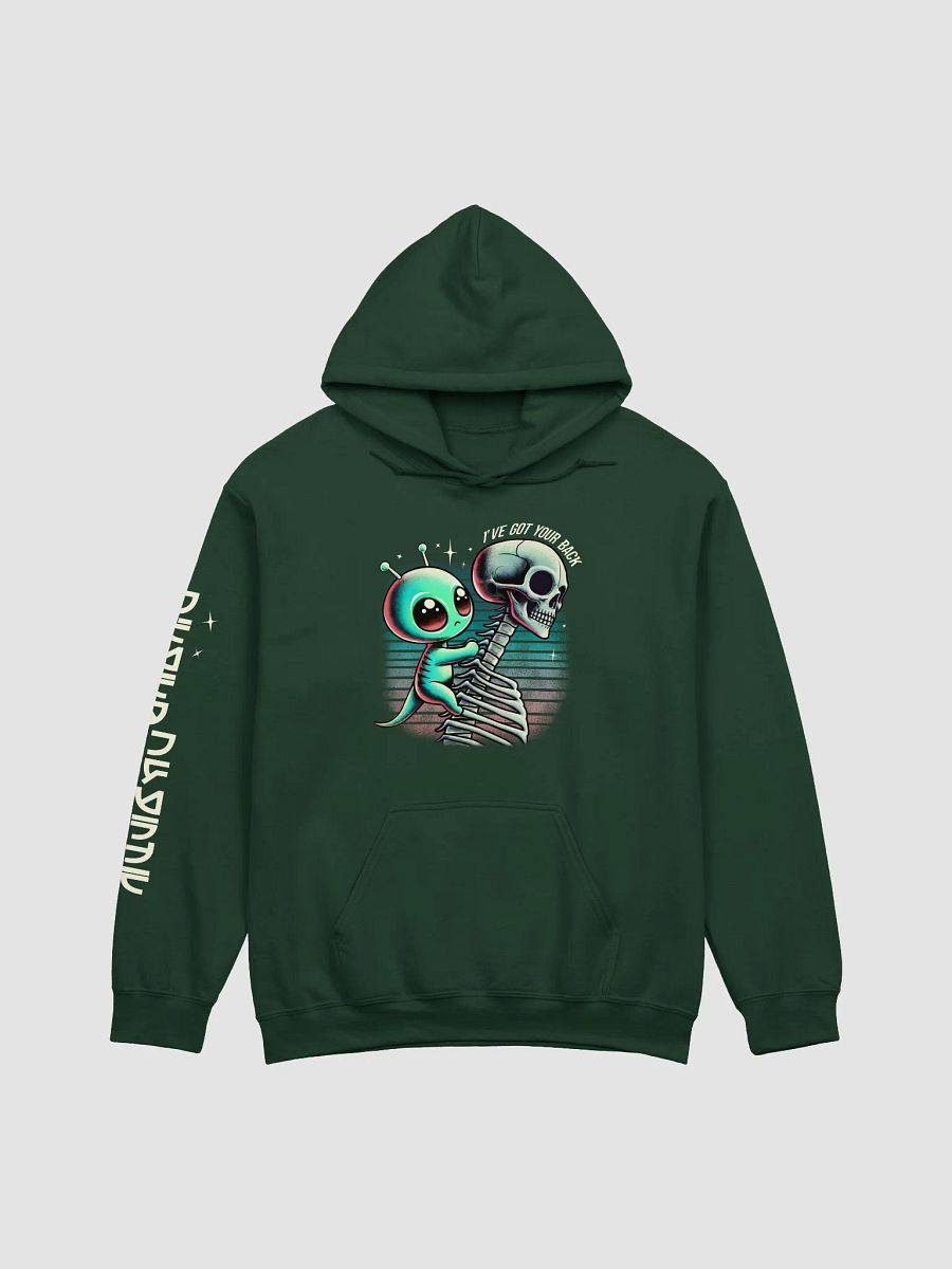 "I’ve Got Your Back" Alien Hoodie ( Sleeve Detail) product image (4)