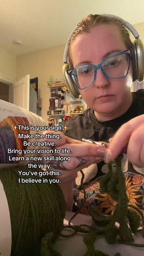 BE CREATIVE! Make the vision come to life! Just do the thing. The worst that can happen is you have to try again. #crafting #...