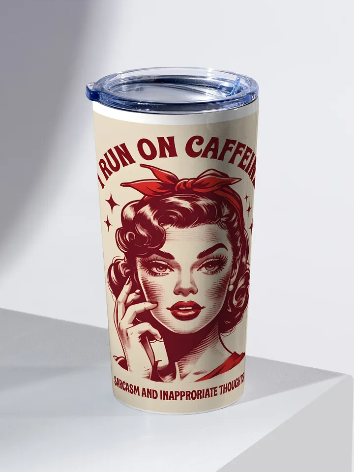 Retro Caffeine Lover Tumbler product image (2)