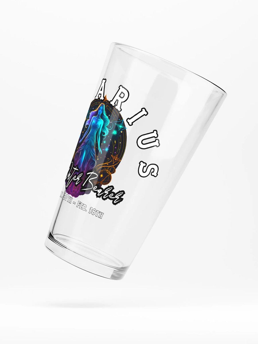 Aquarius - Zodiac Shaker Pint Glass product image (5)