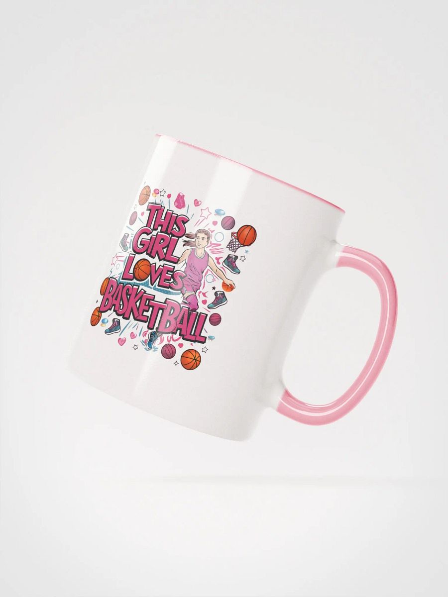 This girl Loves basketball mug product image (2)
